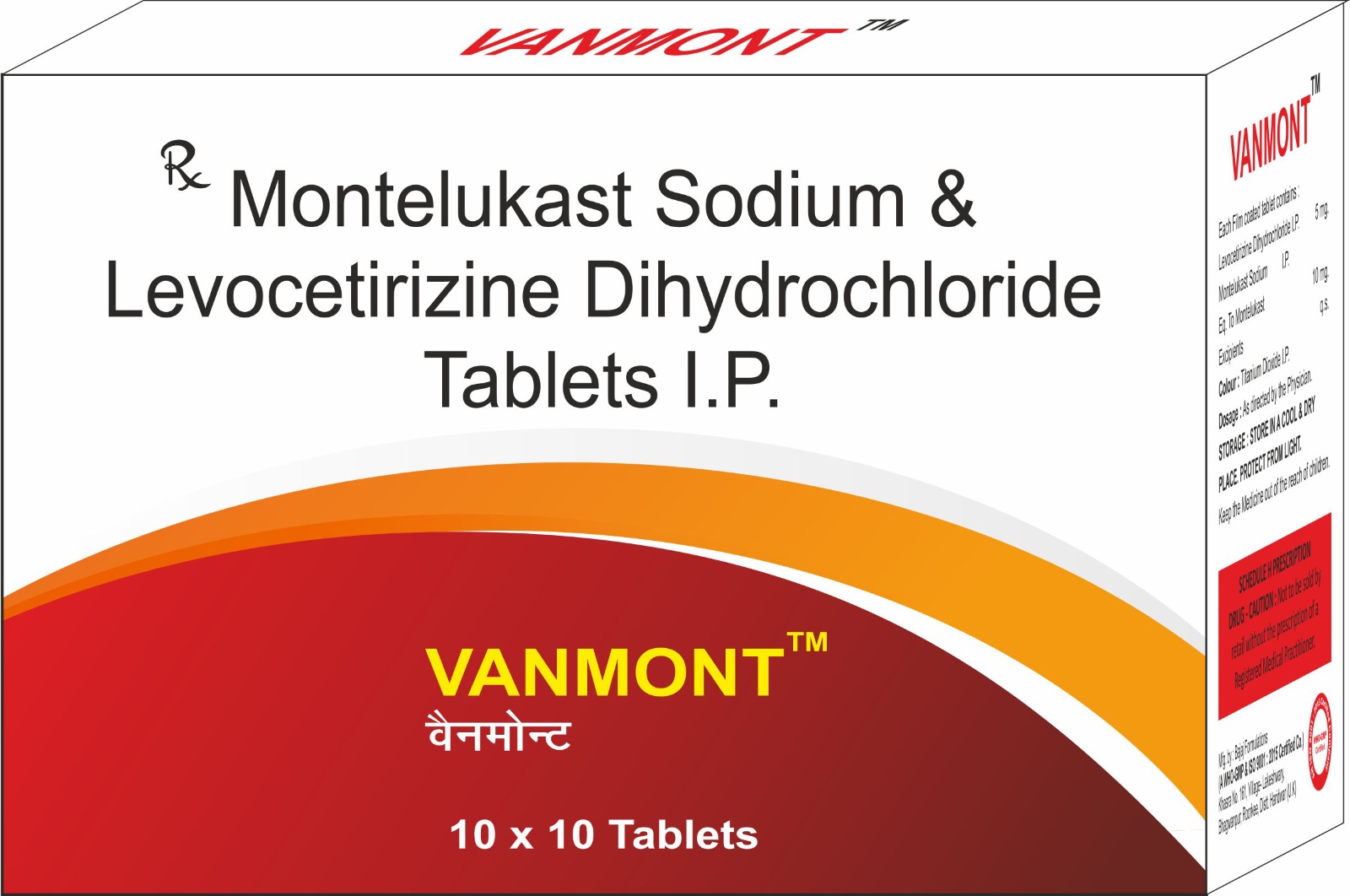 Vanmont Tab - Neuroscience Medication - Vannext Remedies